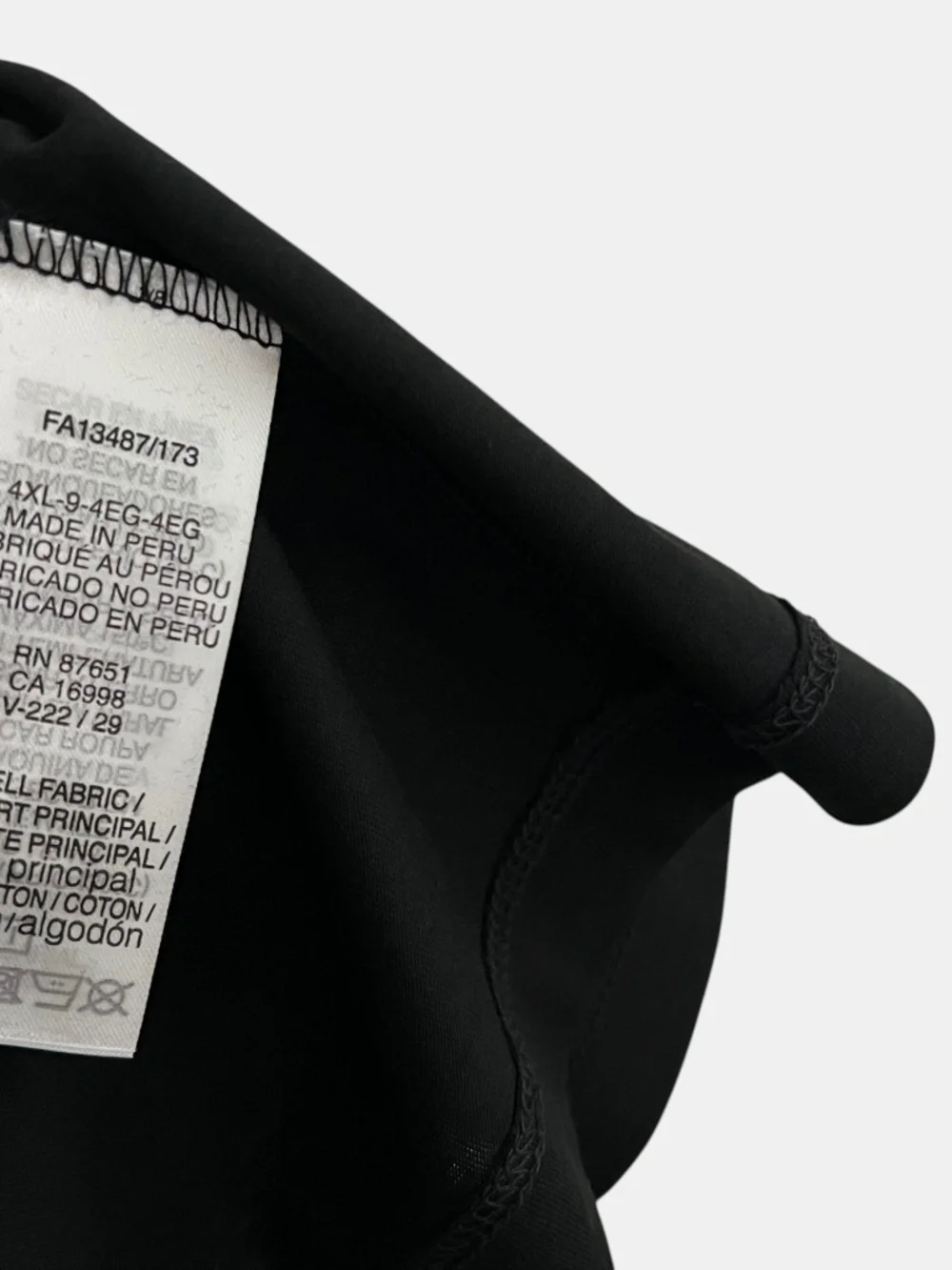 Lacoste Men's Henley T-Shirt 4XL Black Regular Fit Pima Cotton 3 Button NWT - Picture 4 of 6